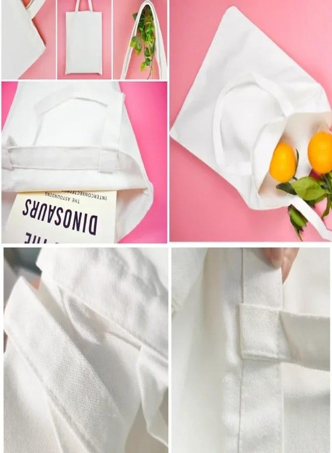 Hubops حقيبة تسوق من قماش البوليستر من هوبوبس، حقيبة جامعية للبنات، للتسوق والسفر والشاطئ، حقيبة تسوق قابلة لإعادة الاستخدام، حقيبة يد بقالة، حقيبة سفر للنساء، مطبوعة برسومات بنات (همسات خفية). - Image 5